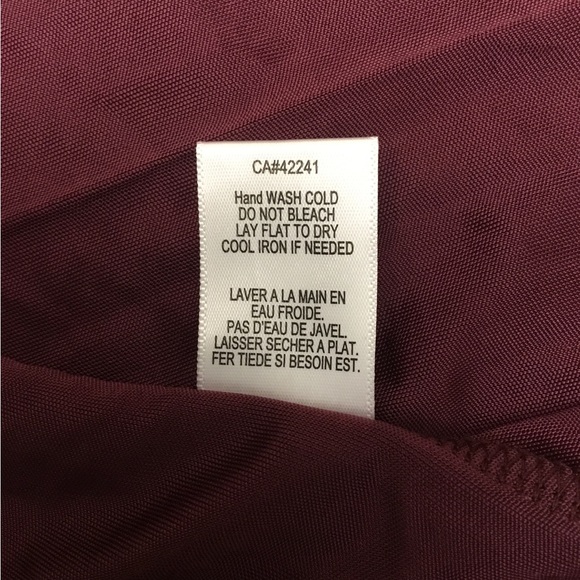 YOUNG FABULOUS AND BROKE Elegant Burgundy Maxi Dress - Picture 6 of 15